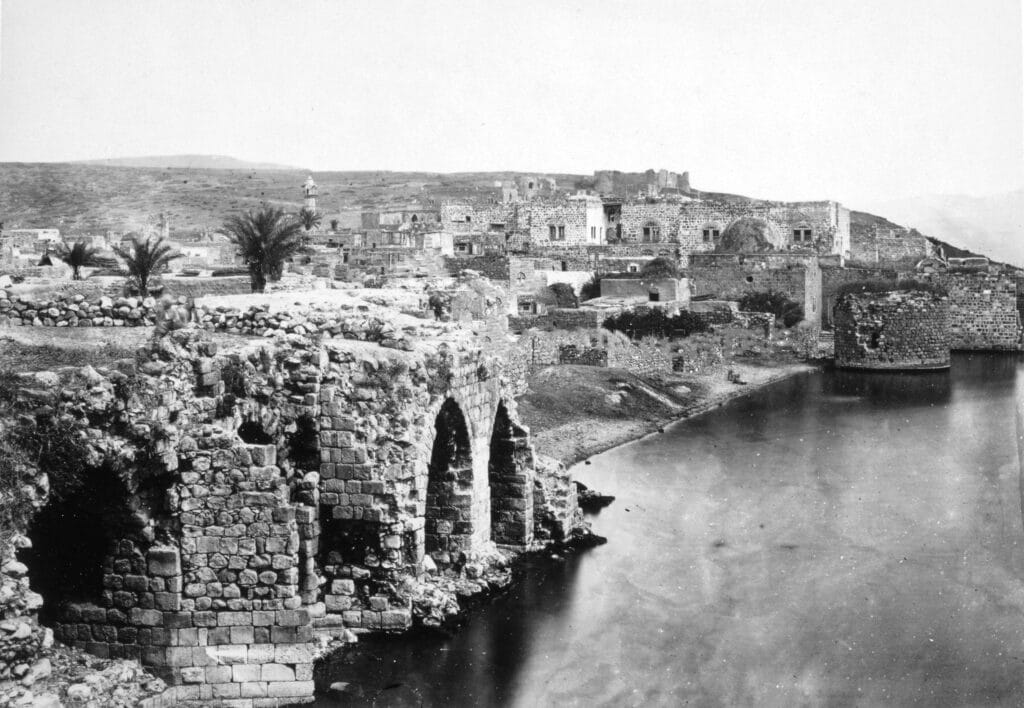 Ruiny antické Tiberiady | Fotografie z poloviny 19. století | Zdroj Wikimedia Commons