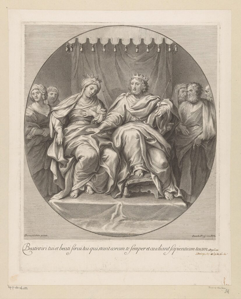 Jacob Frey: Šalomoun a Batšeba na trůnu | Zdroj Wikimedia Commons