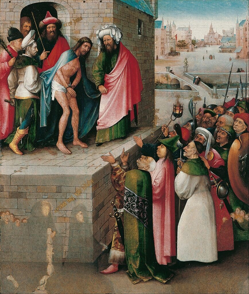 Hieronymus Bosch: Ecce homo (část triptychu) | Zdroj Wikimedia Commons
