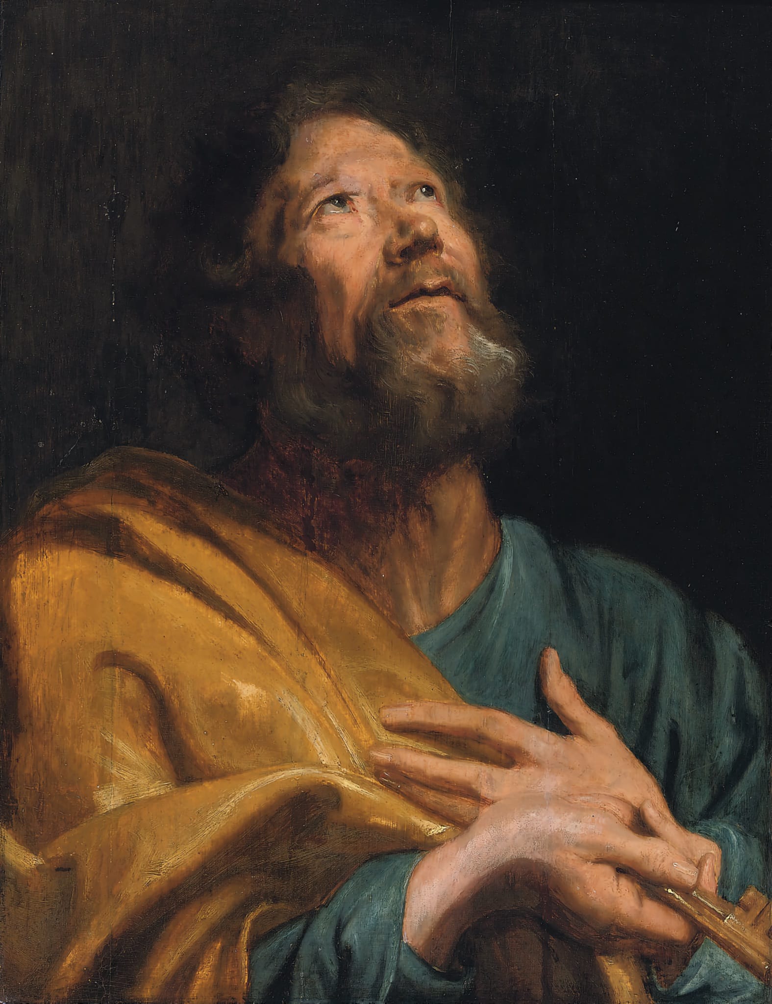 Anthony van Dyck: Svatý Petr (cca 1624) | Zdroj Wikimedia Commons