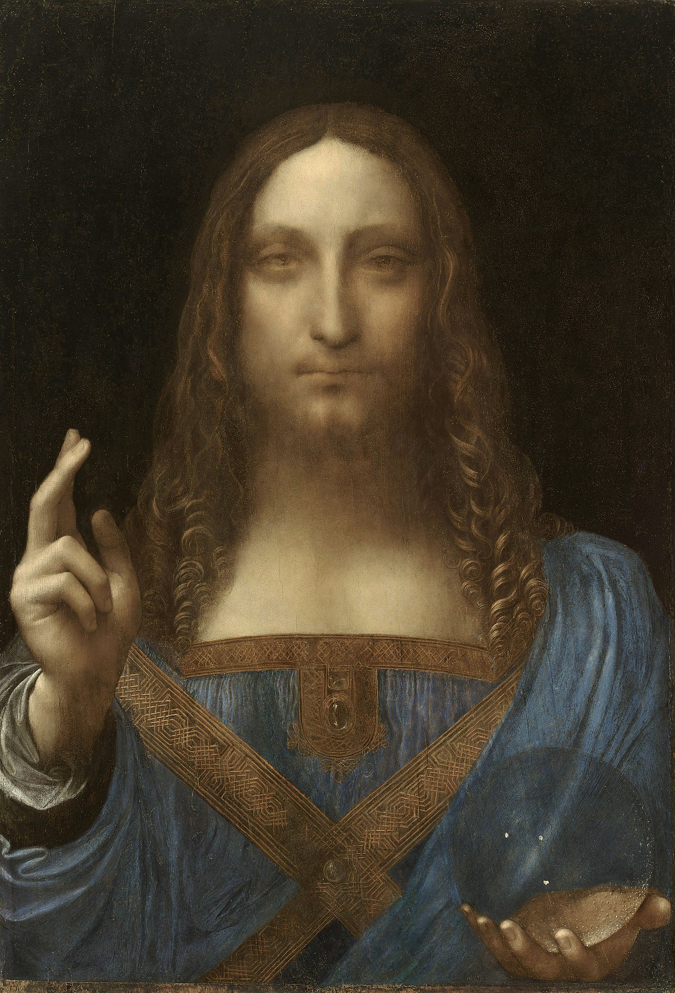 Leonardo da Vinci: Salvator Mundi | Zdroj Wikimedia Commons